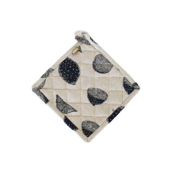 Lemonade Pot Holder Trivet Dark Slate