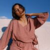 Mia Wrap top picnic gingham - Image 2