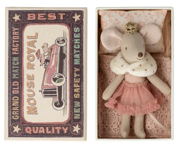 Maileg Princess Mouse in Matchbox - Image 2