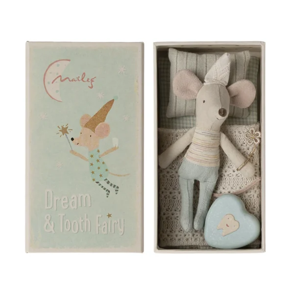 Maileg Tooth Fairy Mouse Little Brother in box - Image 2