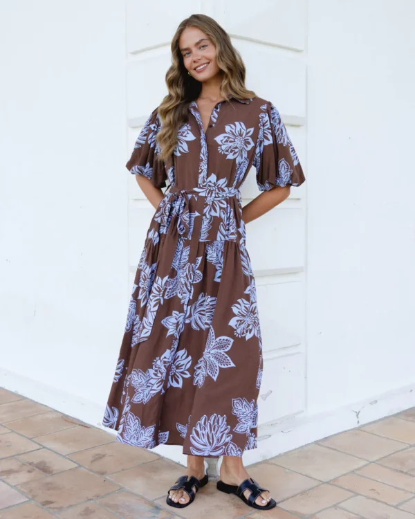 CAPTIVATE SHIRT MIDI DRESS