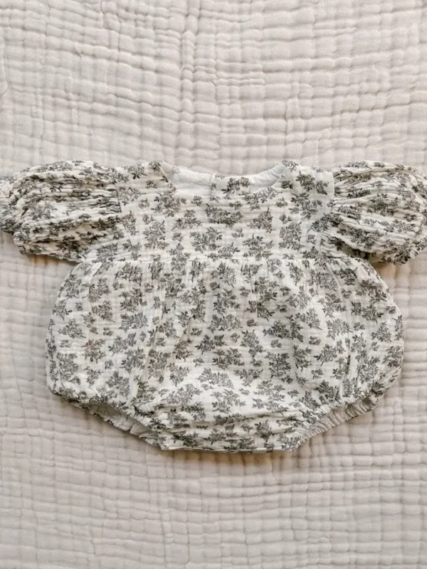 Peggy Romper in Oak Floral