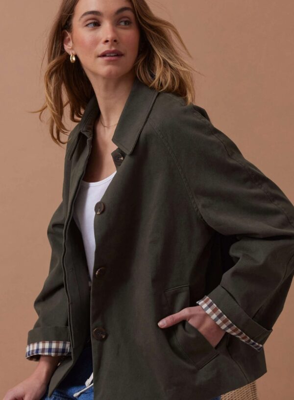 PIA SPRING COAT/OLIVE - Image 2