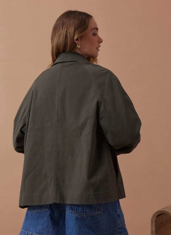 PIA SPRING COAT/OLIVE - Image 3