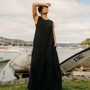 Valérie Linen maxi dress (Updating)