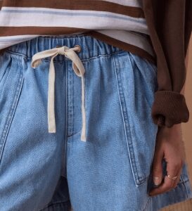 DARCY RELAXED EVERYDAY SHORT/MID BLUE WASH