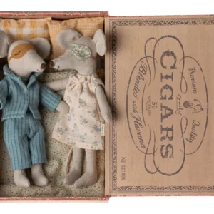 Maileg Mum And Dad Mice in Box