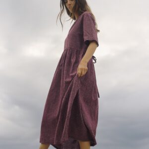 Darcey Midi  Dress | Fig | Bare Road
