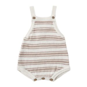 TATUM ROMPER OAT STRIPE