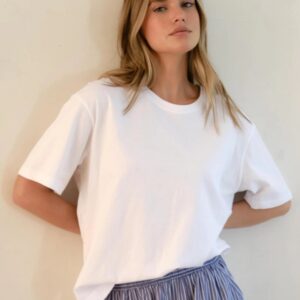 STEVIE SLOUCHY TEE / WHITE