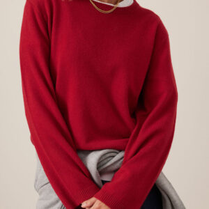 NESS KNIT PULLOVER / CHILLI