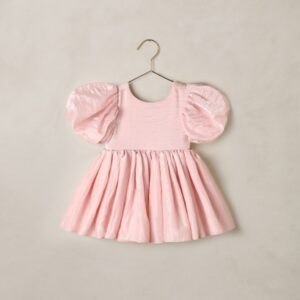 SOFIA DRESS ROSE SHIMMER
